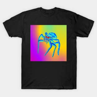 Jumping Spider Drawing V7 T-Shirt